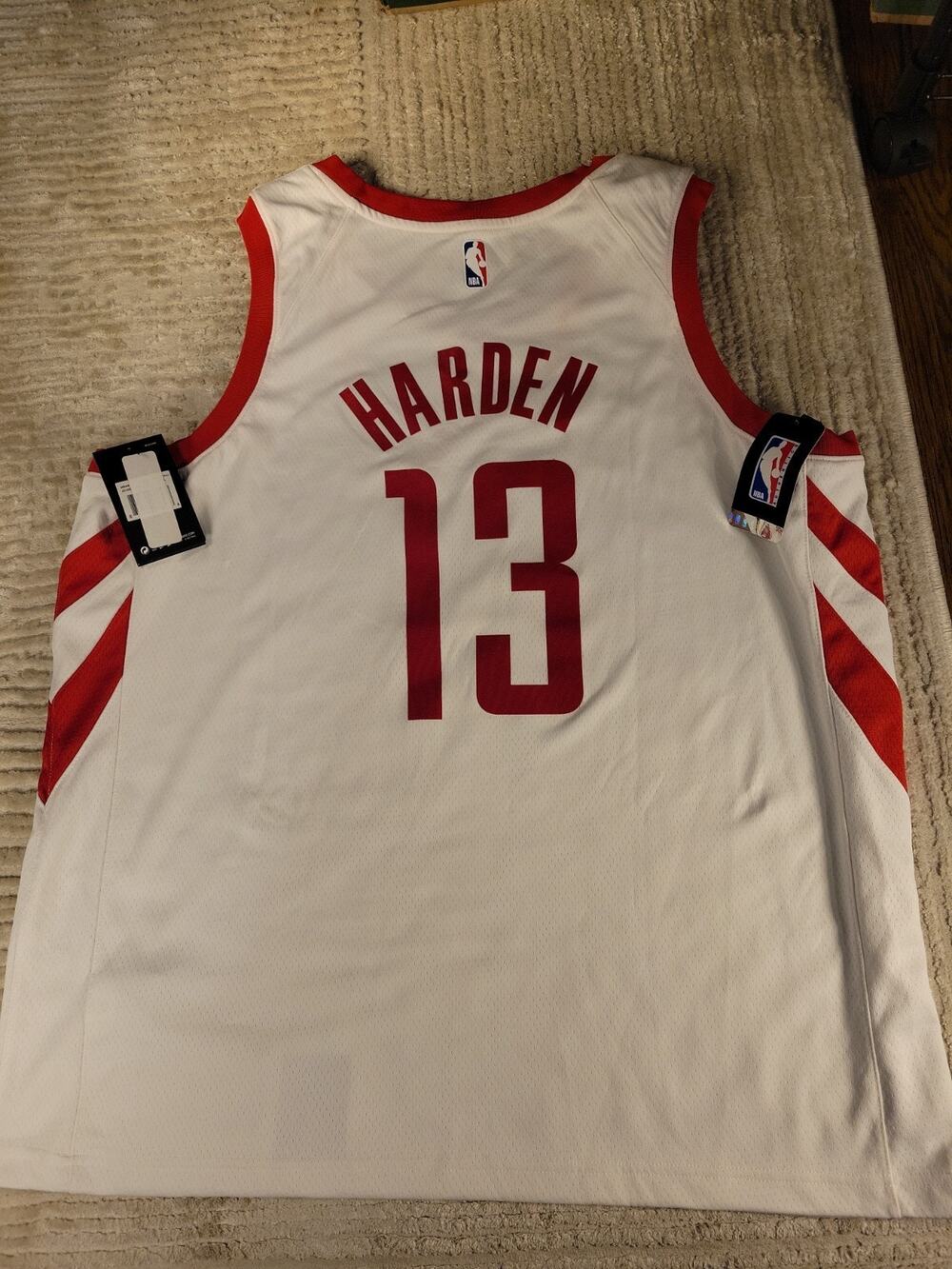 Nike James Harden Houston Rockets Jersey Mens 56 2XL NBA Basketball Adult XXL